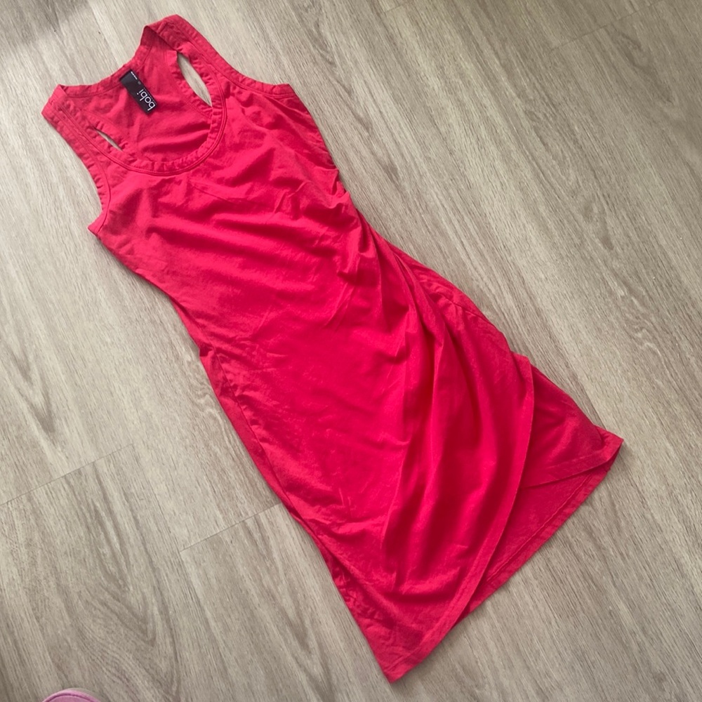 💜NWOT💜 Bobi Los Angeles Red T-shirt Dress